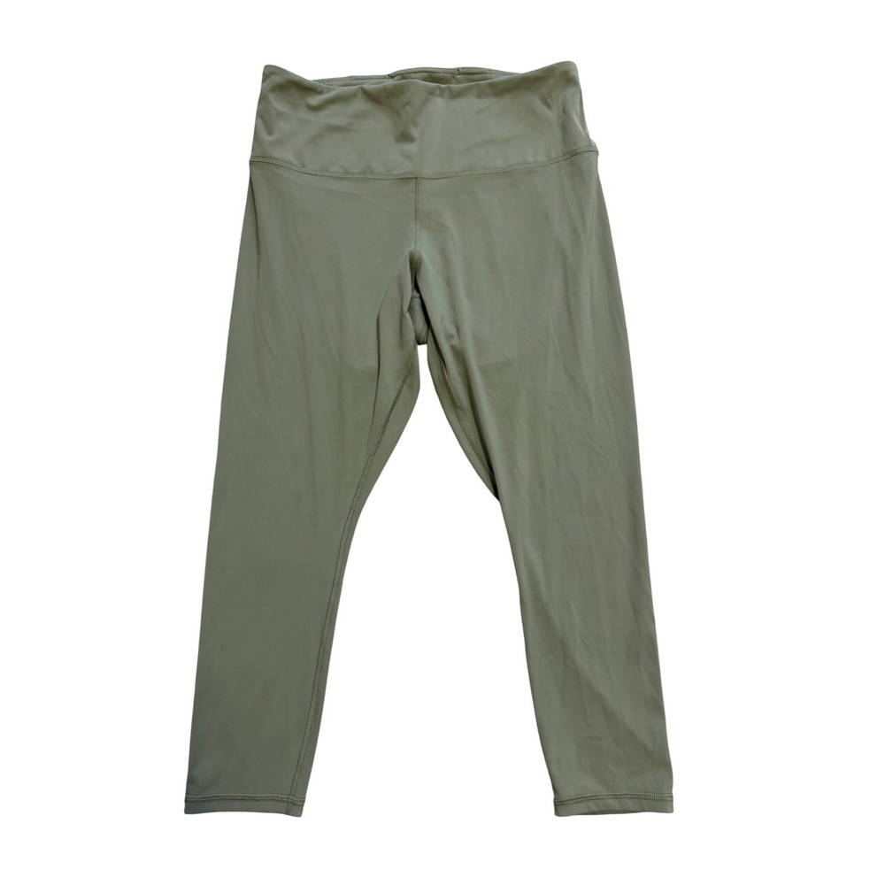Athleta Elation Train 7/8 Tight Women 1X Sage Green Excellent High Rise Leggings
